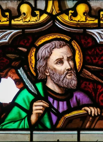 Depositphotos 129442826 Stock Illustration Stained Glass Of St Mark